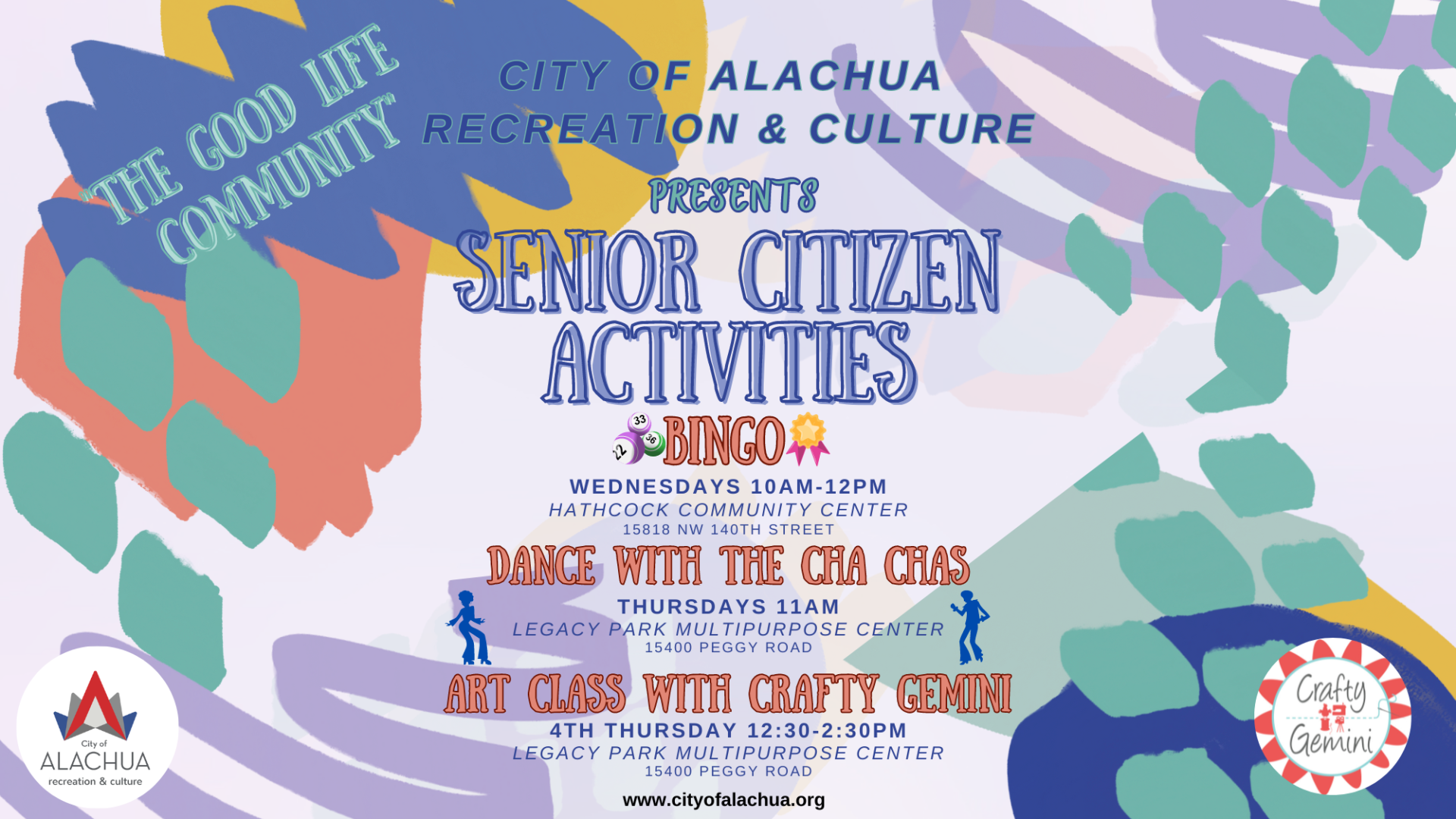 senior citizen activities (Facebook Post (Landscape))